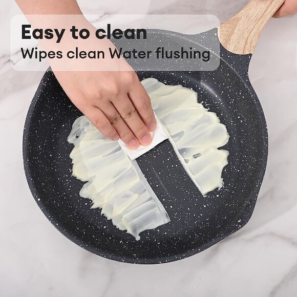 8 inch Nonstick  Frying Pan Granite Stone Coating Cookware Nonstick Omelette - Picture 7 of 8